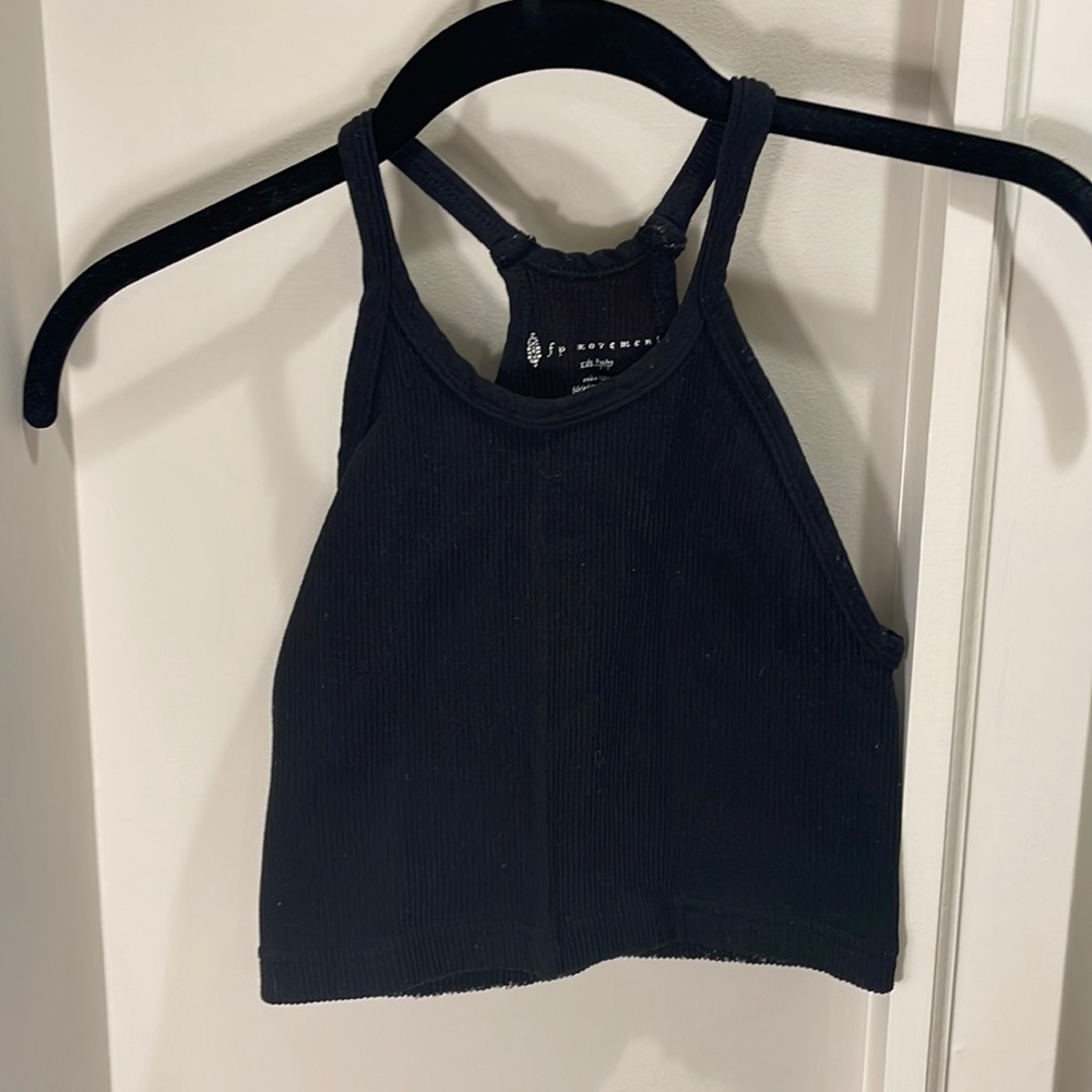 FP Movement Happiness Runs Crop Tank - Black